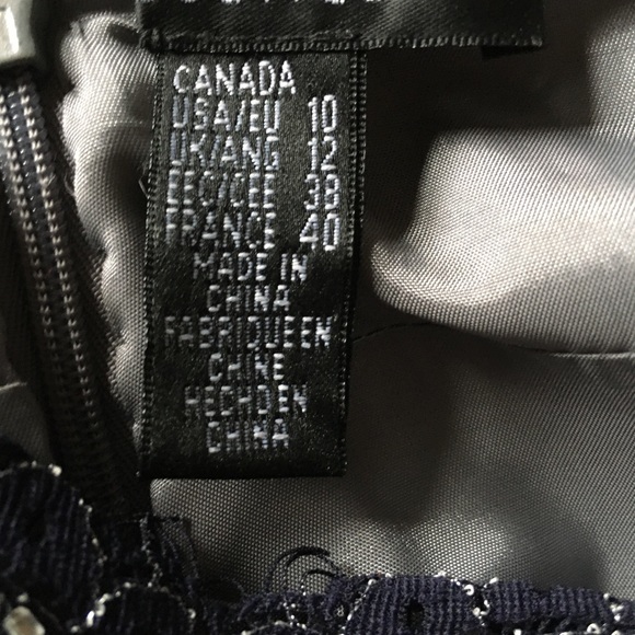 Boutique knee length charcoal grey halter dress size 10 - Picture 6 of 9